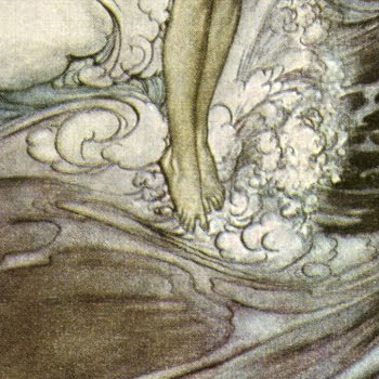 Arthur Rackham - from the Ring Cycle - Rhinemaiden