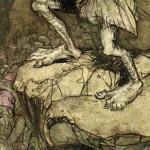 Arthur Rackham - from the RIng Cycle - Alberich