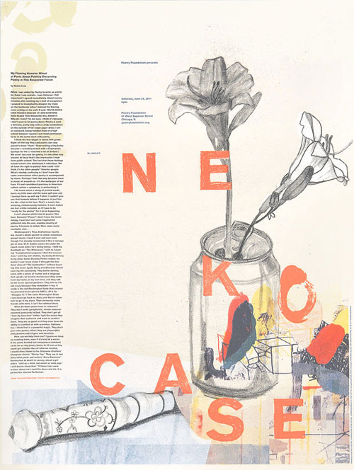 Sonnenzimmer - Neko case poster, 2011