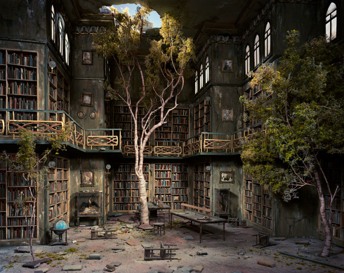 Lori Nix - Library 2007