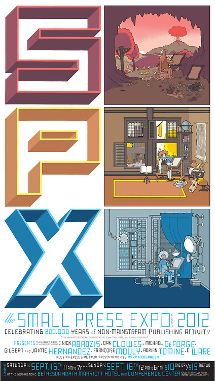 Chris Ware SPX 2012 poster