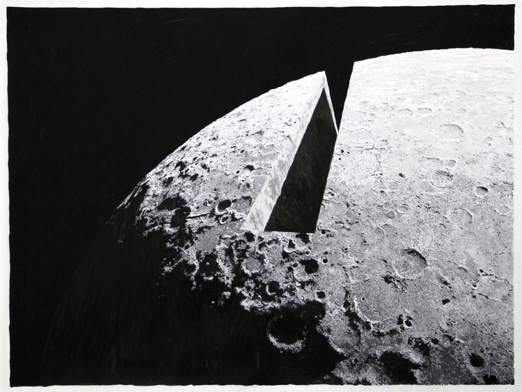 Daniel Arsham - Mooncut - 2012