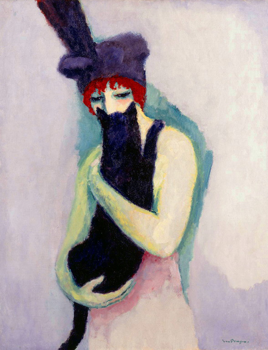 Kees van Dongen - Woman with Cat