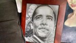 Portrait of Barack Obama, by Richard W. Matt