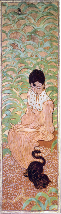 Pierre Bonnard - Sitting Woman with a Cat