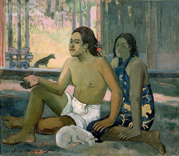 Paul Gauguin - Tahitian Women and Cat