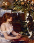 Pierre-Auguste Renoir - La Jeune Fille au Chat