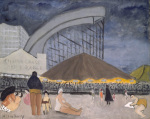 Milton Avery-The Steeplechase Coney Island-1929-oil on canvas